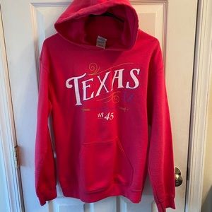 “ TEXAS “ pink hoodie.